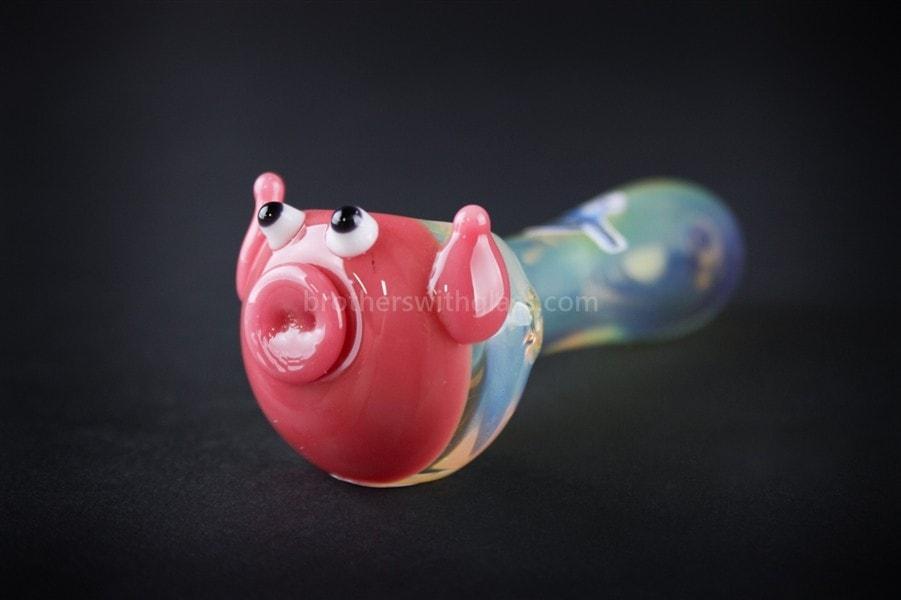 Glass pipes Chameleon Glass Little Piggy Pink Pipe