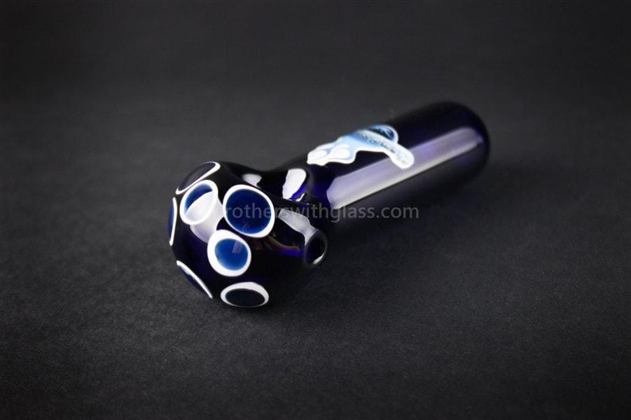 Hand pipe Chameleon Glass Double Dot Hand Pipe - Blue