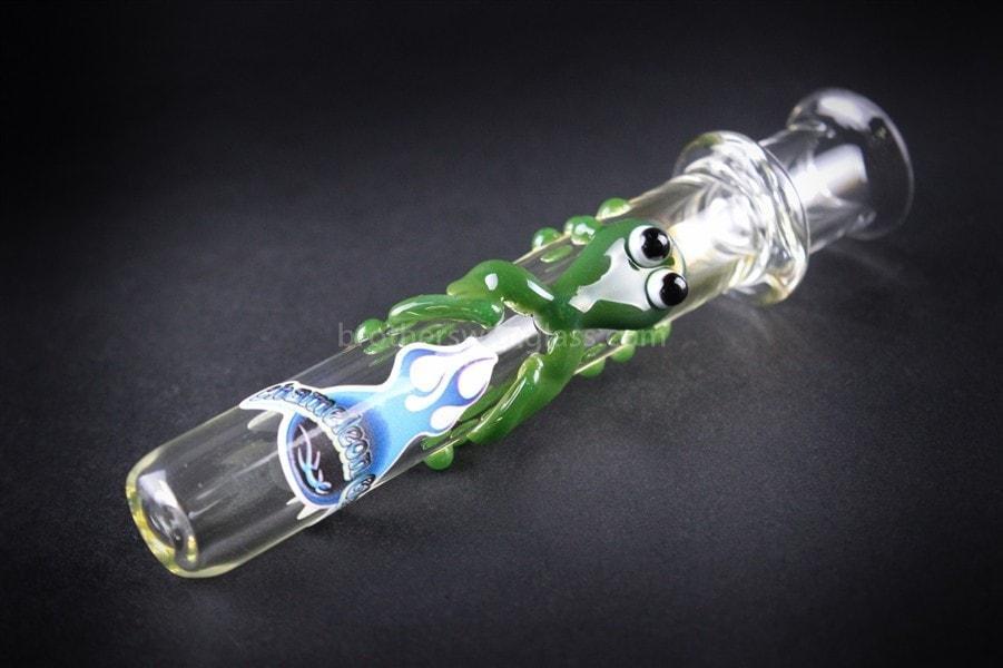 Hand pipe Chameleon Glass Pond Life Chillum Hand Pipe - Baby Frog