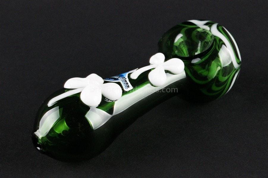 Hand pipe Chameleon Glass Lucky Charm Hand Pipe - Green