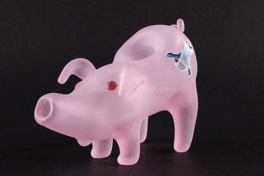 Hand pipe Chameleon Glass Deliverance Pig Hand Pipe