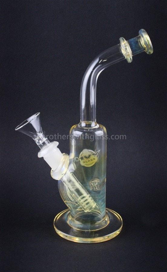 Glass pipes HVY Glass 8.50 In Bent Neck Water Pipe - Fumed