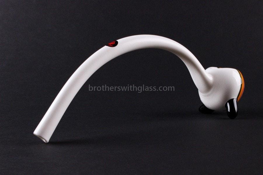Hand pipe Mathematix Glass 8 In Striped Gandalf Hand Pipe - White and Rasta