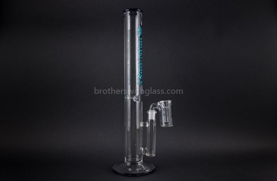 Glass pipes Mathematix Glass 18 In Straight Water Pipe with Ashcatcher
