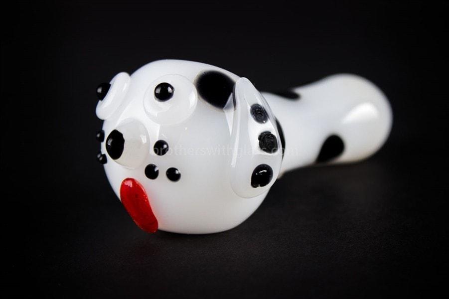 Hand pipe Mathematix Glass Dalmatian Dog Hand Pipe
