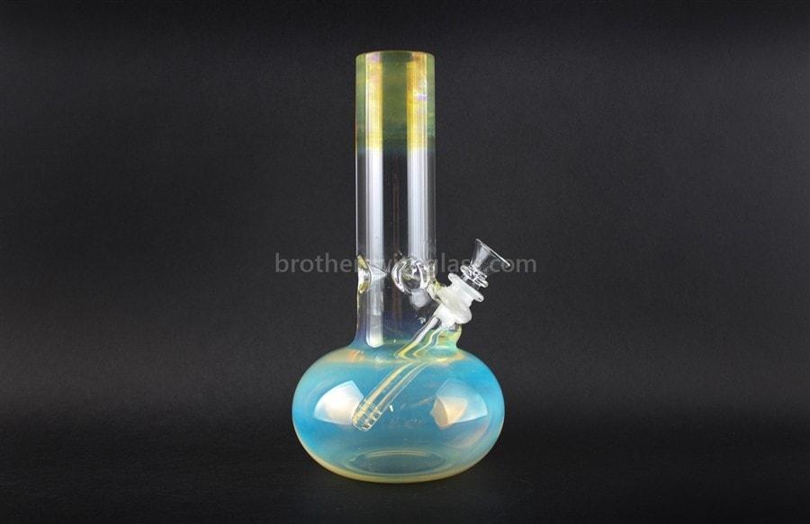 Glass pipes HVY Glass WRKD Mini Bubble Bottom Fumed Water Pipe