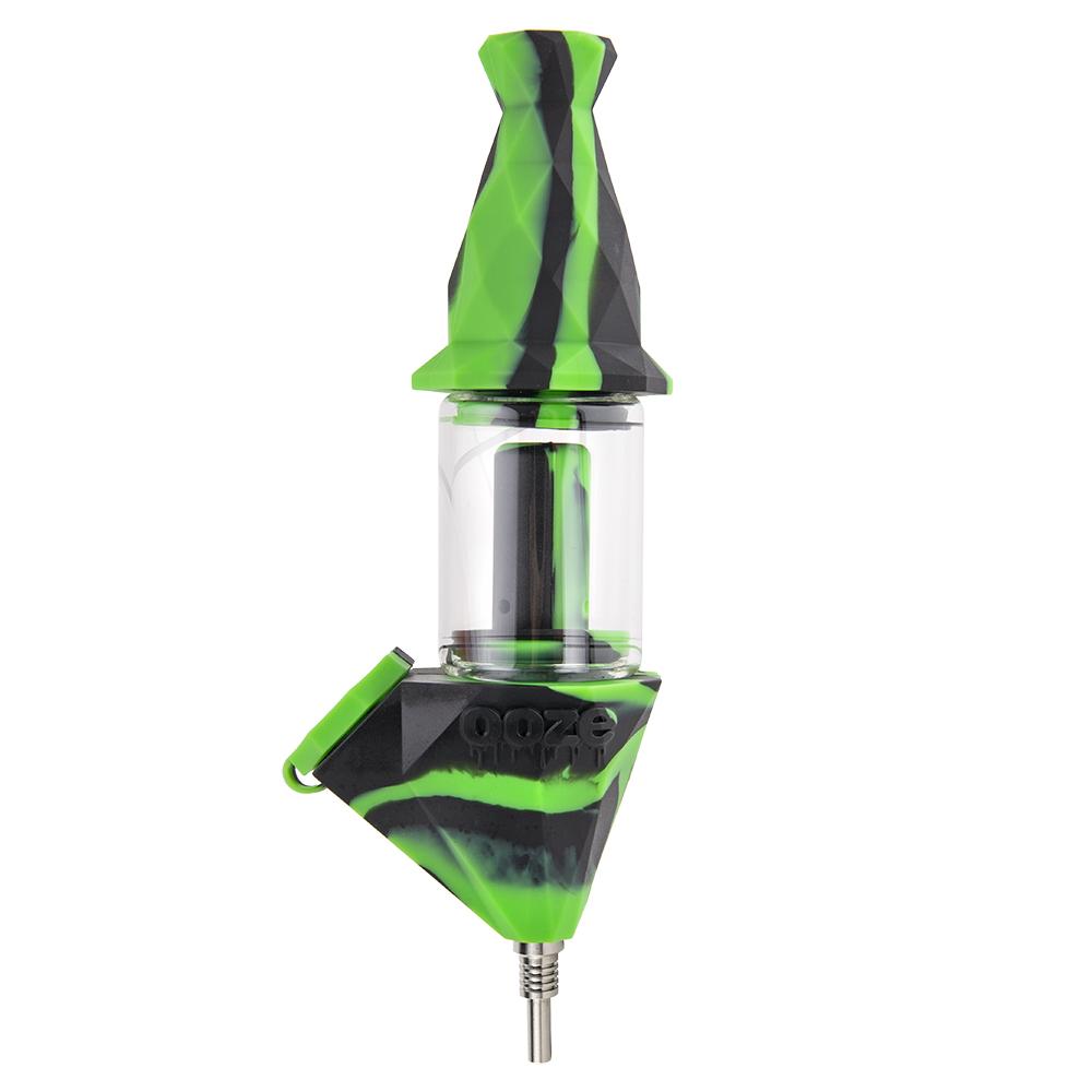 pipes Ooze Bectar Silicone Water Pipe & Nectar Collector - Chameleon
