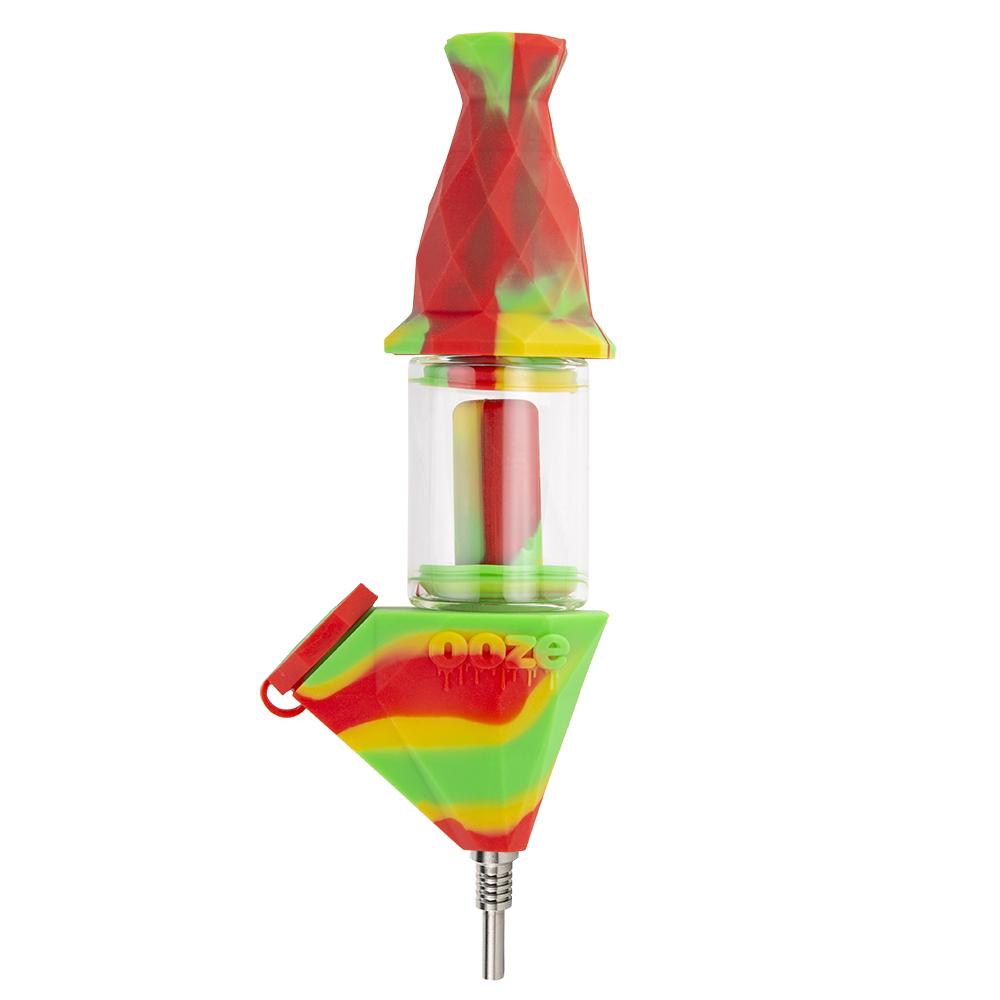 pipes Ooze Bectar Silicone Water Pipe & Nectar Collector - Rasta