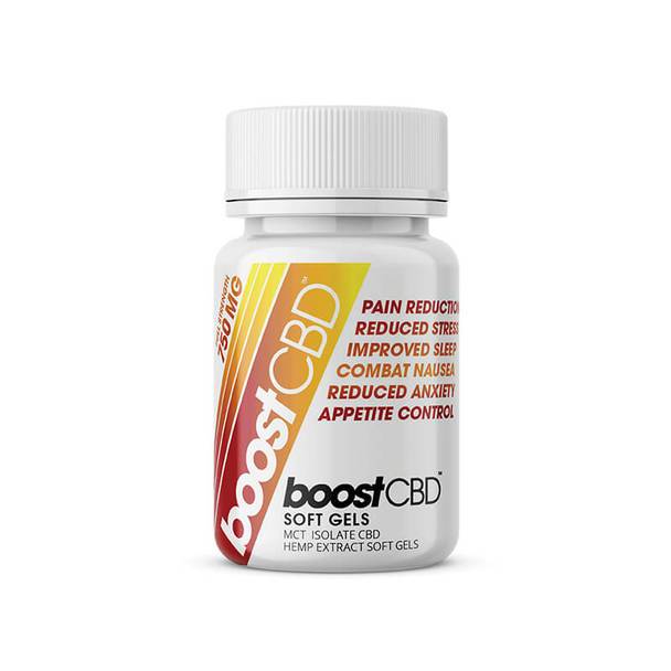 CBD Capsules BoostCBD - CBD Soft Gel - 25mg
