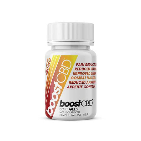 CBD Capsules BoostCBD - CBD Soft Gel - 25mg