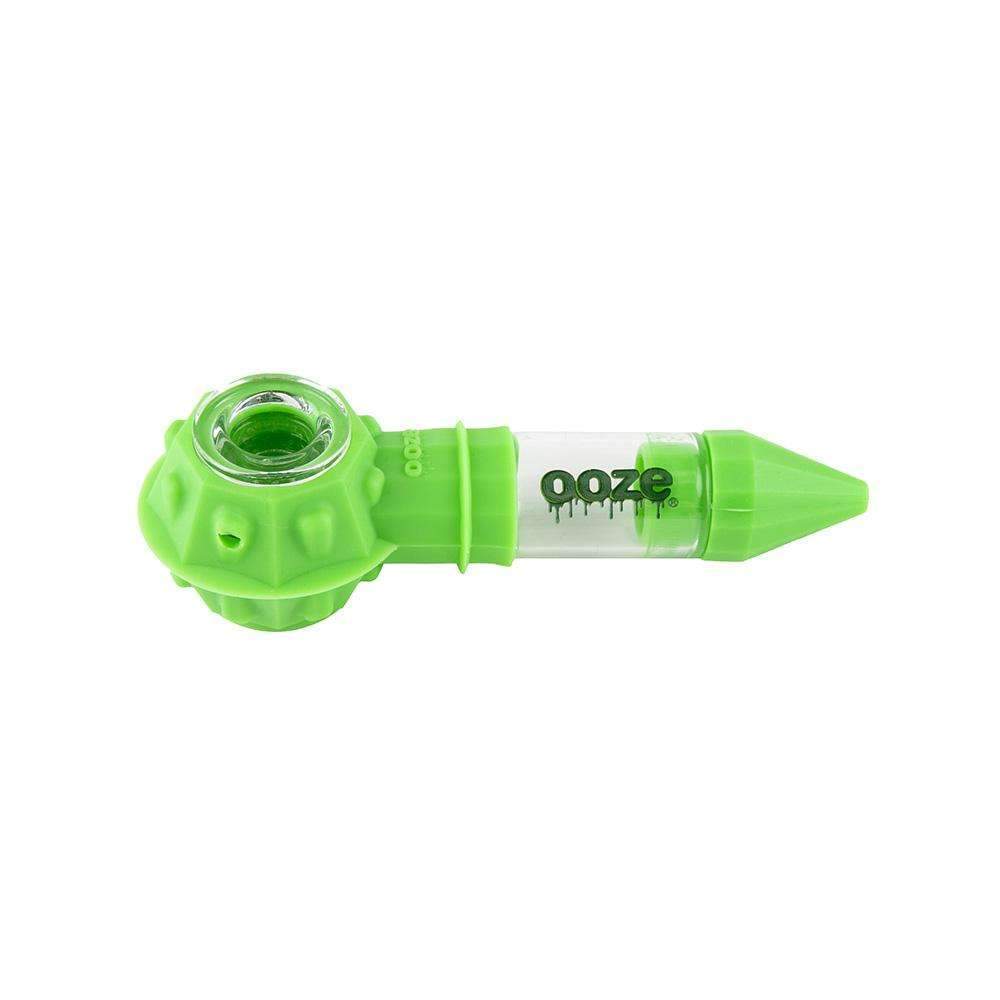 pipes Ooze Bowser Silicone Glass Pipe - Neon Green