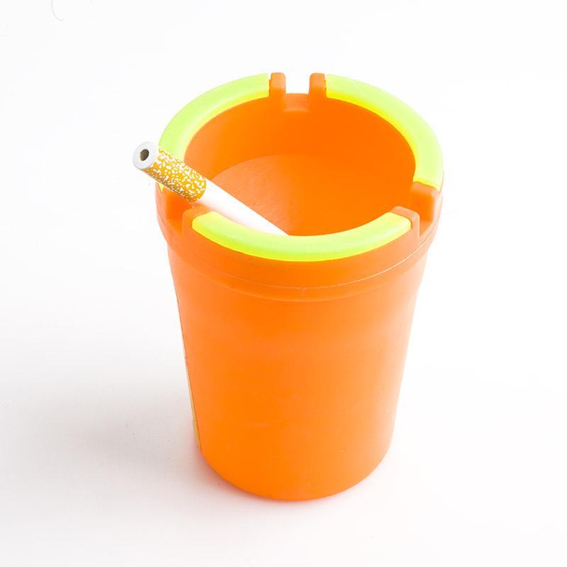 Ashtray Butt Bucket Cigarette Ashtray  (Random Color)