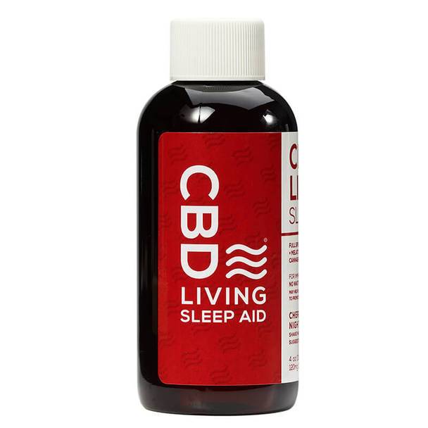 CBD Edibles CBD Living - CBD Drink - Cherry Syrup Sleep Aid - 120mg