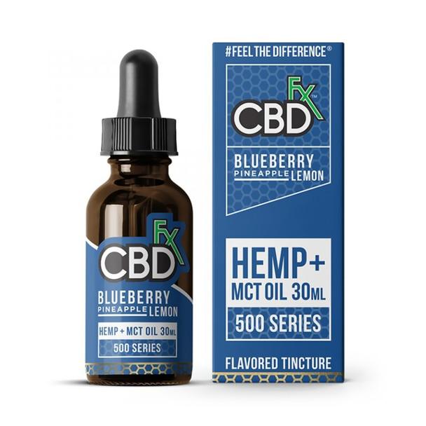 CBD Tinctures CBDfx - CBD Tincture Oil - Blueberry Pineapple Lemon - 500mg-1000mg