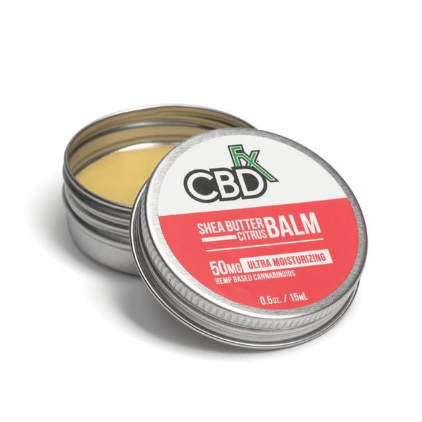 CBD Cream CBDfx - CBD Topical - Shea Butter Citrus Mini Balm - 50mg