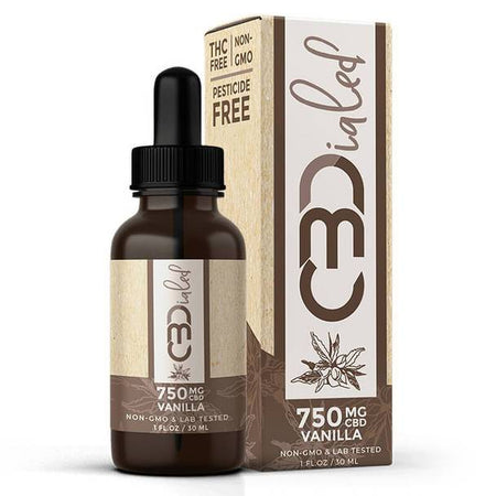 CBD Tinctures CBDialed - CBD Tincture - Vanilla - 750-1500mg