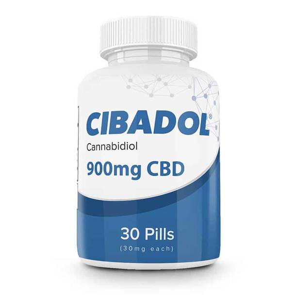 CBD Capsules Cibadol - CBD Soft Gels - Full Spectrum 30 Count - 900mg
