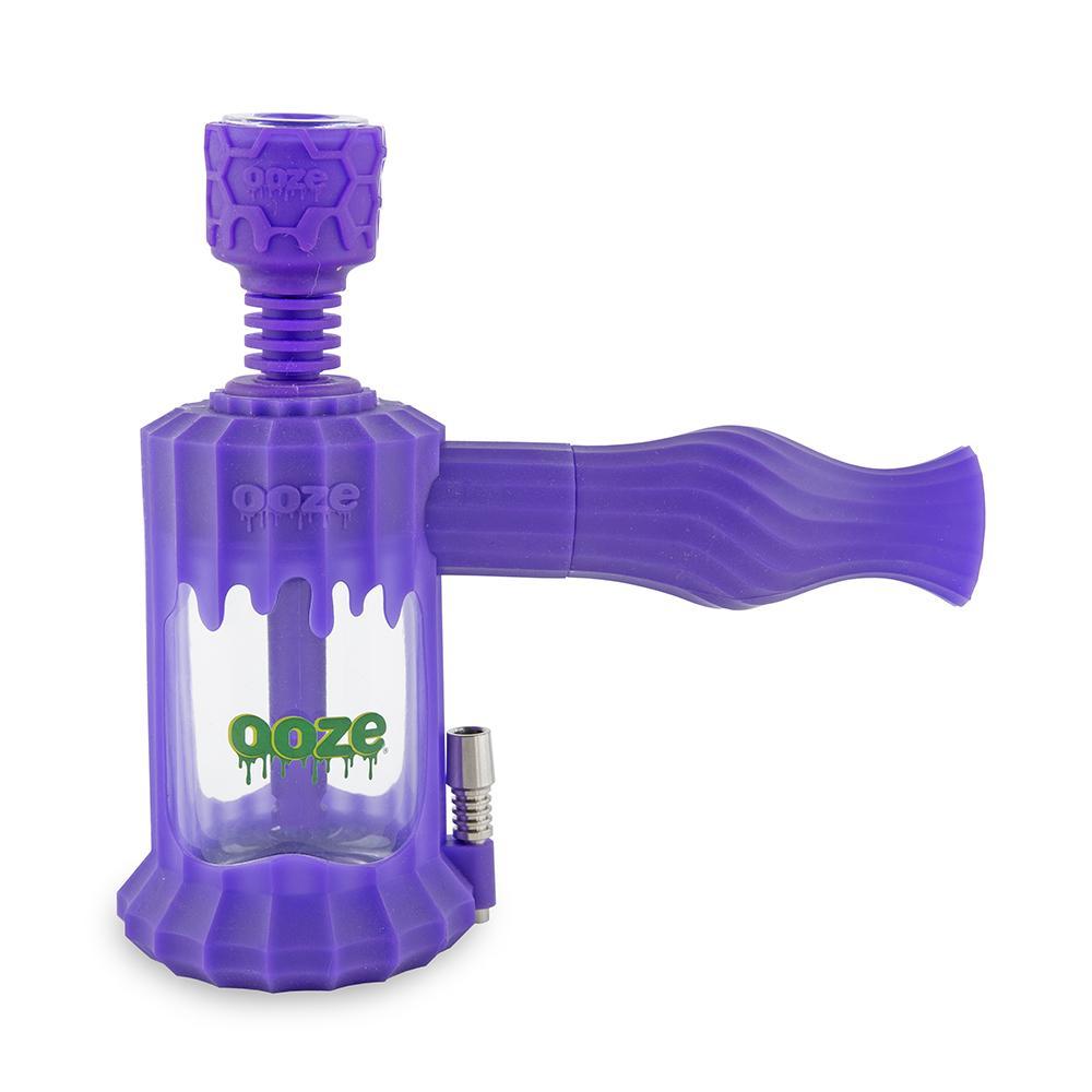 pipes Ooze Clobb Silicone Water Pipe & Nectar Collector - Ultra Purple