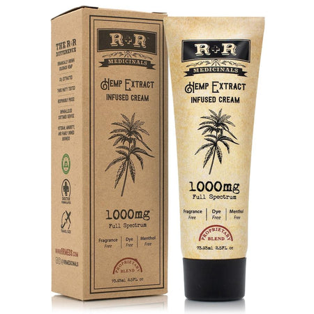 CBD Cream R+R Medicinals - Hemp Infused Cream - 1000mg