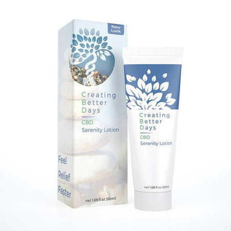 CBD Cream Creating Better Days - CBD Topical - Serenity Lotion - 300mg