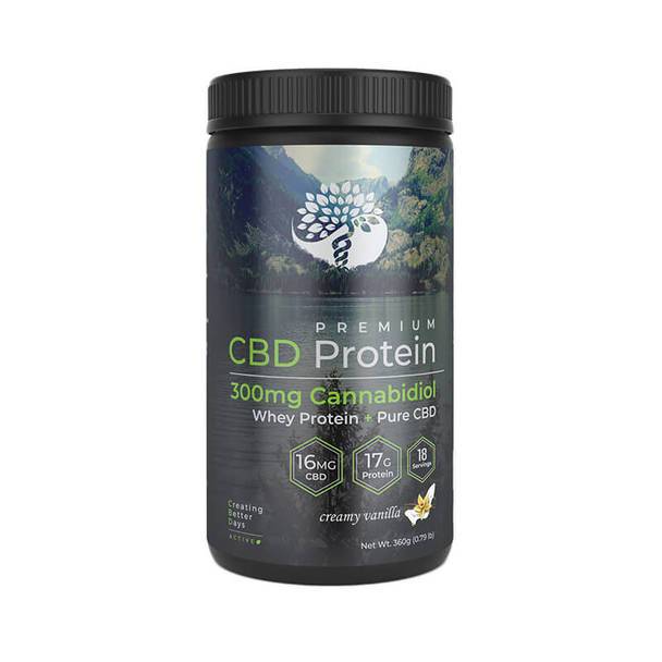 CBD Edibles Creating Better Days - CBD Drink Mix - Whey Protein Powder - 300mg