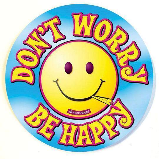 dab accessories DON'T WORRY BE HAPPY DAB PAD