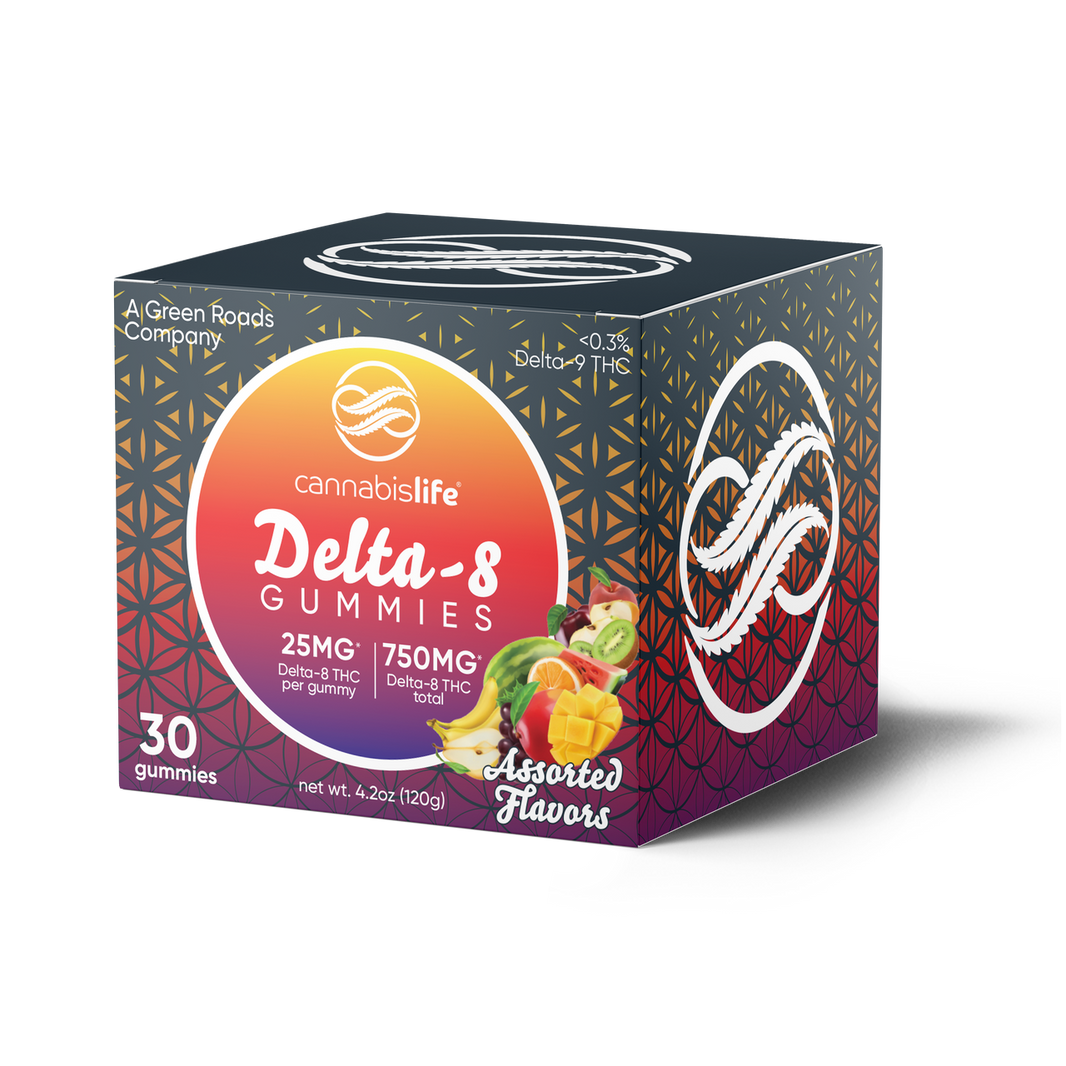 Delta-8 Assorted Flavors Gummies - 750mg