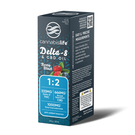 Delta-8/CBD Oil - 1000mg