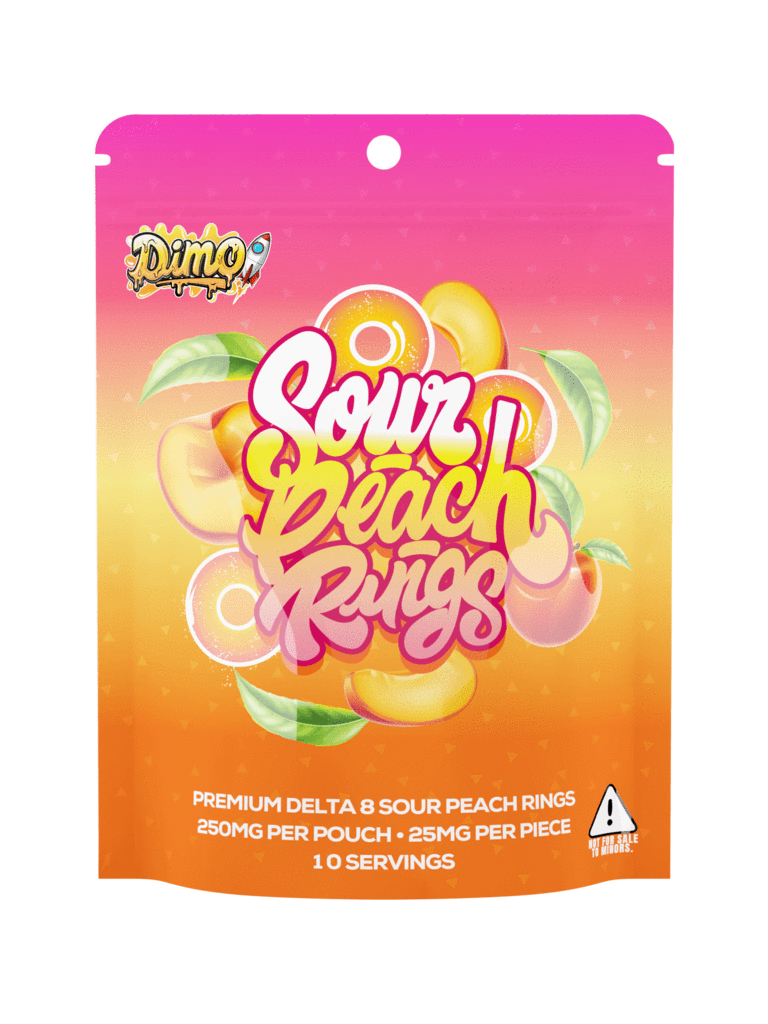 SOUR PEACH RINGS DELTA-8 INFUSED
