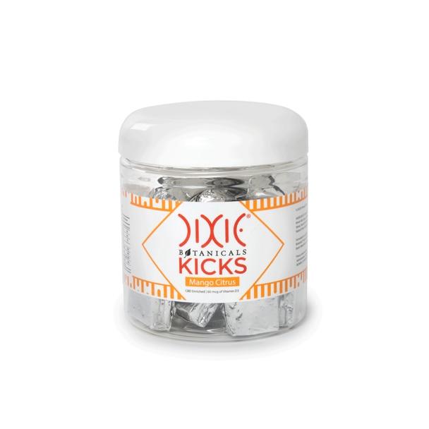 CBD Edibles Dixie Botanicals - CBD Edible - Kicks Mango Citrus Chews - 5mg