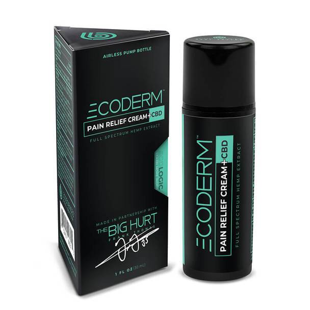CBD Cream Eco Sciences - CBD Topical - ECODERM Pain Cream - 300mg
