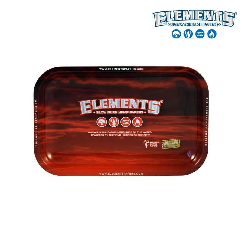 Special offer ELEMENTS Red Metal Rolling Tray
