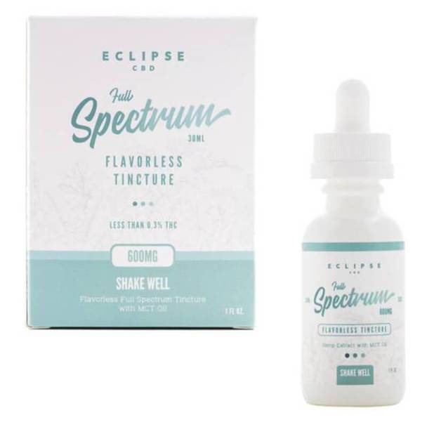 CBD Tinctures Eclipse CBD - CBD Tincture - Full Spectrum Unflavored - 600mg-1000mg