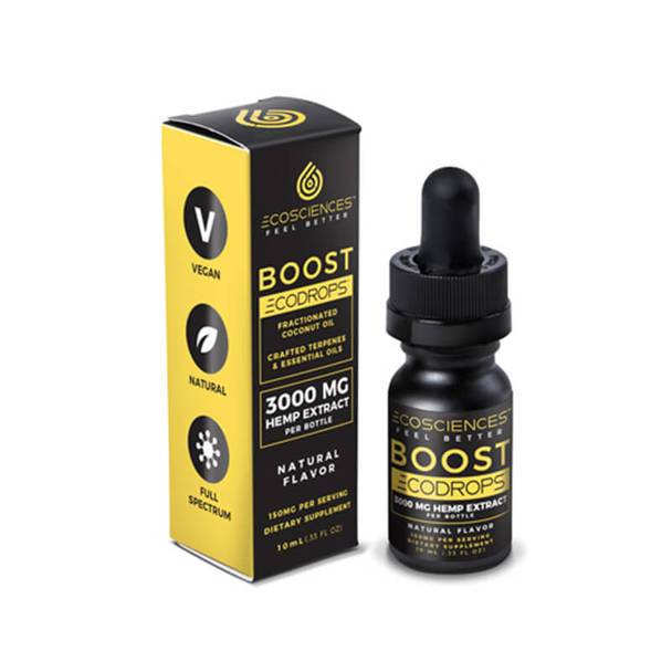 CBD Tinctures Eco Sciences - CBD Tincture - ECODROPS Boost 10ml - 500mg