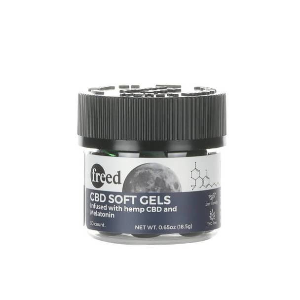 CBD Capsules Freed - CBD Soft Gel Caps - Melatonin - 25mg