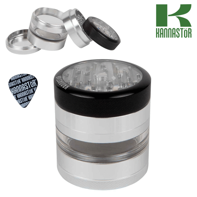Grinders Kannastor grinder top and jar 4 pcs, 2.5"