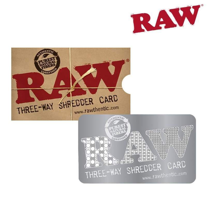 Grinders RAW 3-way Grinder / Shredder Card