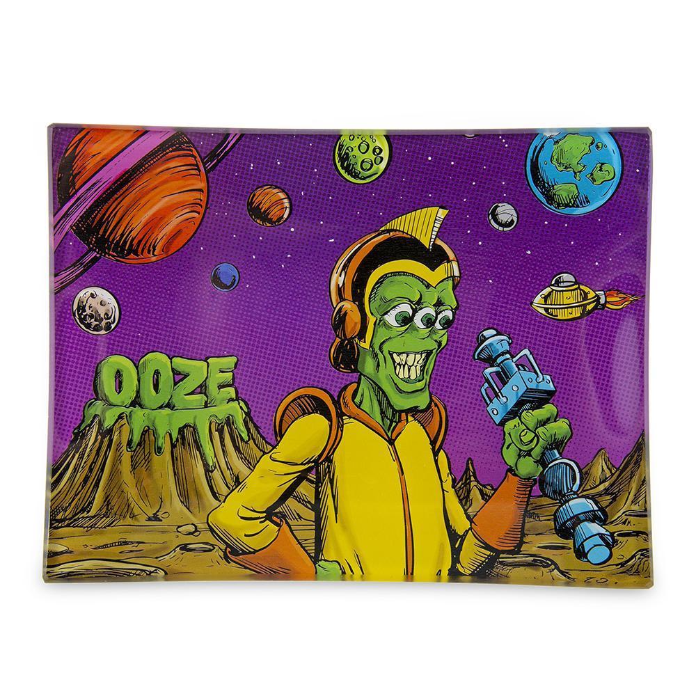 rolling tray Ooze Rolling Tray - Shatter Resistant Glass - Invasion