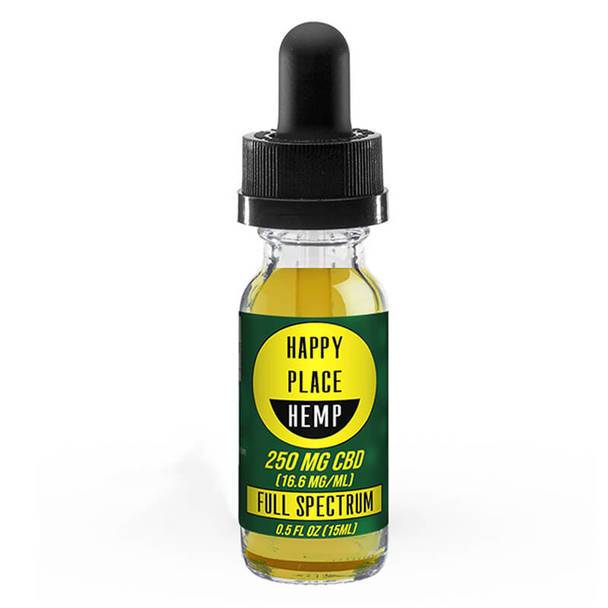 CBD Tinctures Happy Place Hemp - CBD Tincture - Full Spectrum - 250mg