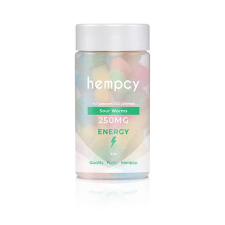 CBD Edibles Hempcy - CBD Edible - Sour Worm Gummies - 250mg-1000mg