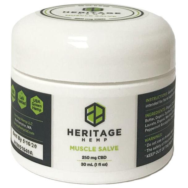 CBD Cream Heritage Hemp - CBD Topical - Muscle Salve 30ml - 250mg
