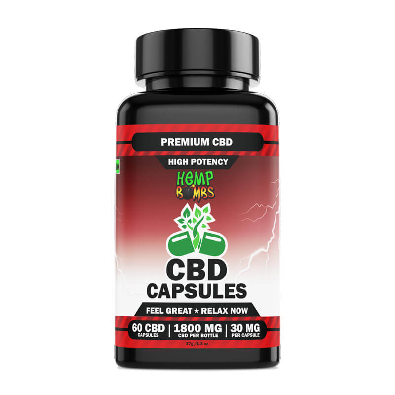 High Potency CBD Capsules 60-Count