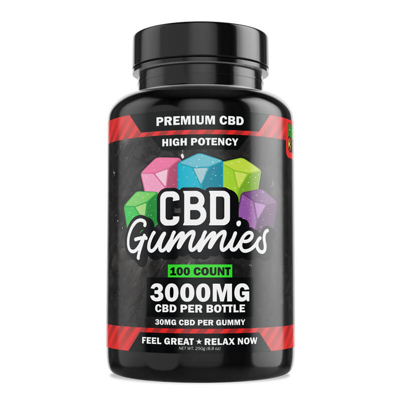 High Potency CBD Gummies 100-Count