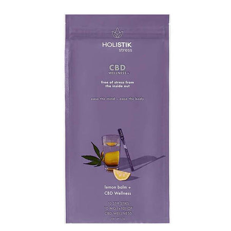 CBD Edibles HOLISTIK Wellness - CBD Drink Mix - Stress Stir STIK - 10mg