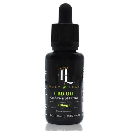 CBD Tinctures Holy Leaf - CBD Tincture  - Organic Full Spectrum Cold Pressed - 250mg-1200mg