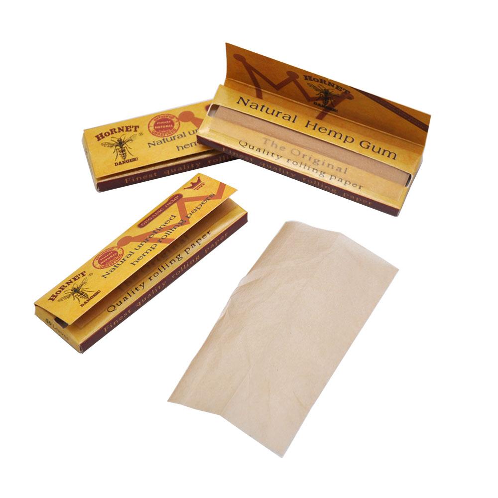 rolling tray Hornet Brown Organic Hemp Rolling Paper 5 Booklets