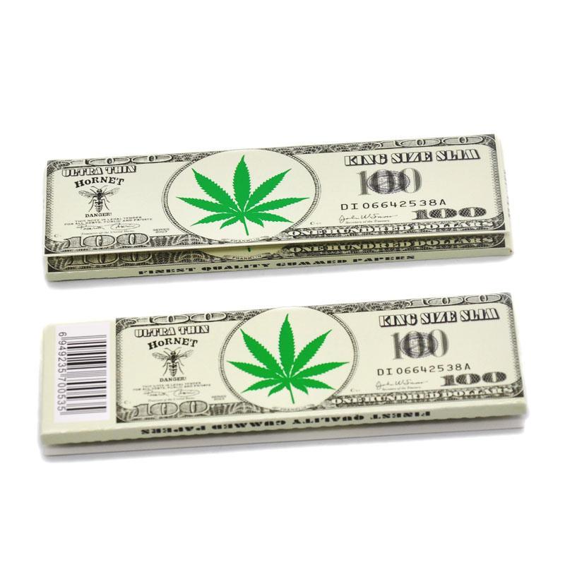 rolling tray Hornet Dollar King Size Rolling Paper 5 Booklets