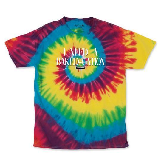 t-shirts Men's I Need A Bakedcation Tie Dye