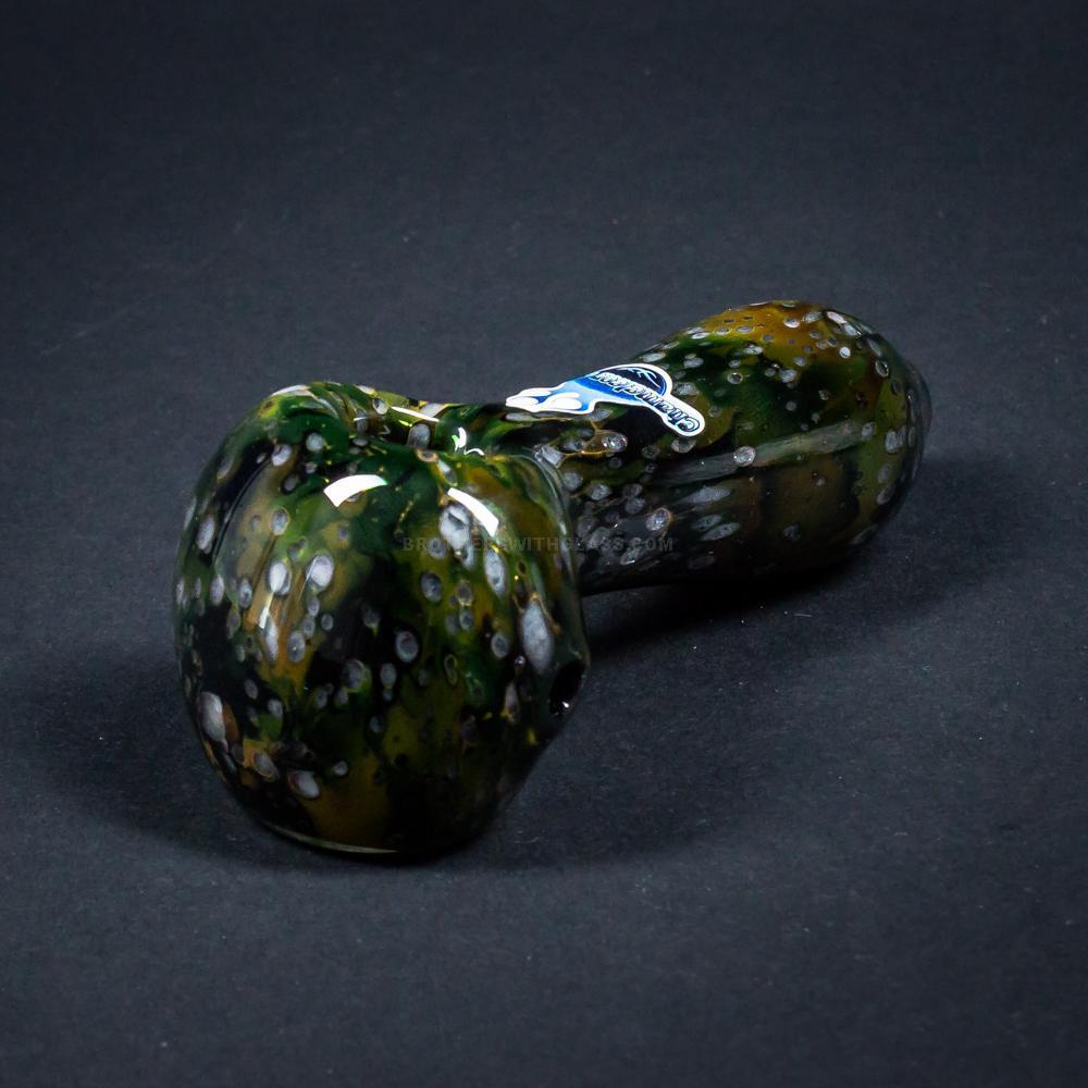 Hand pipe Chameleon Glass Glowing Milky Way Hand Pipe