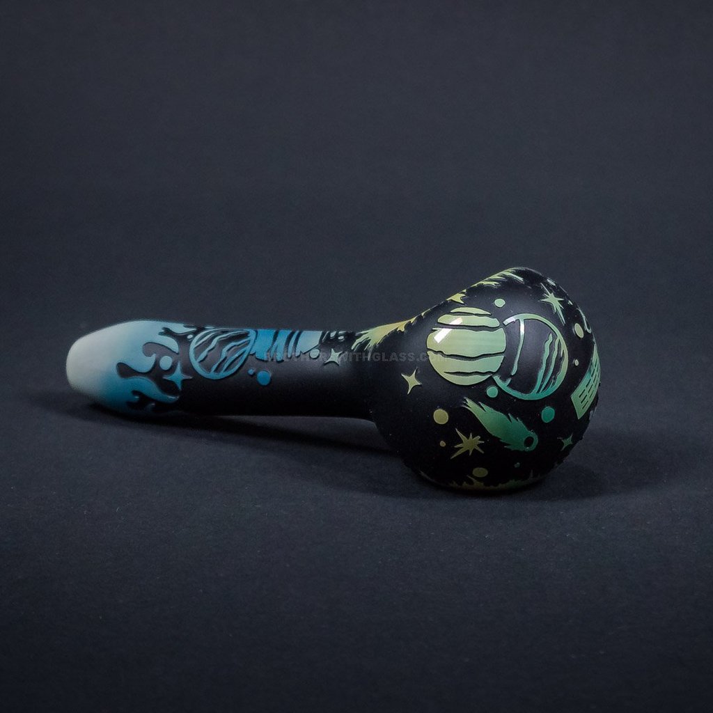 Hand pipe Liberty 503 Fumed Sandblasted Hand Pipe - Outer Space